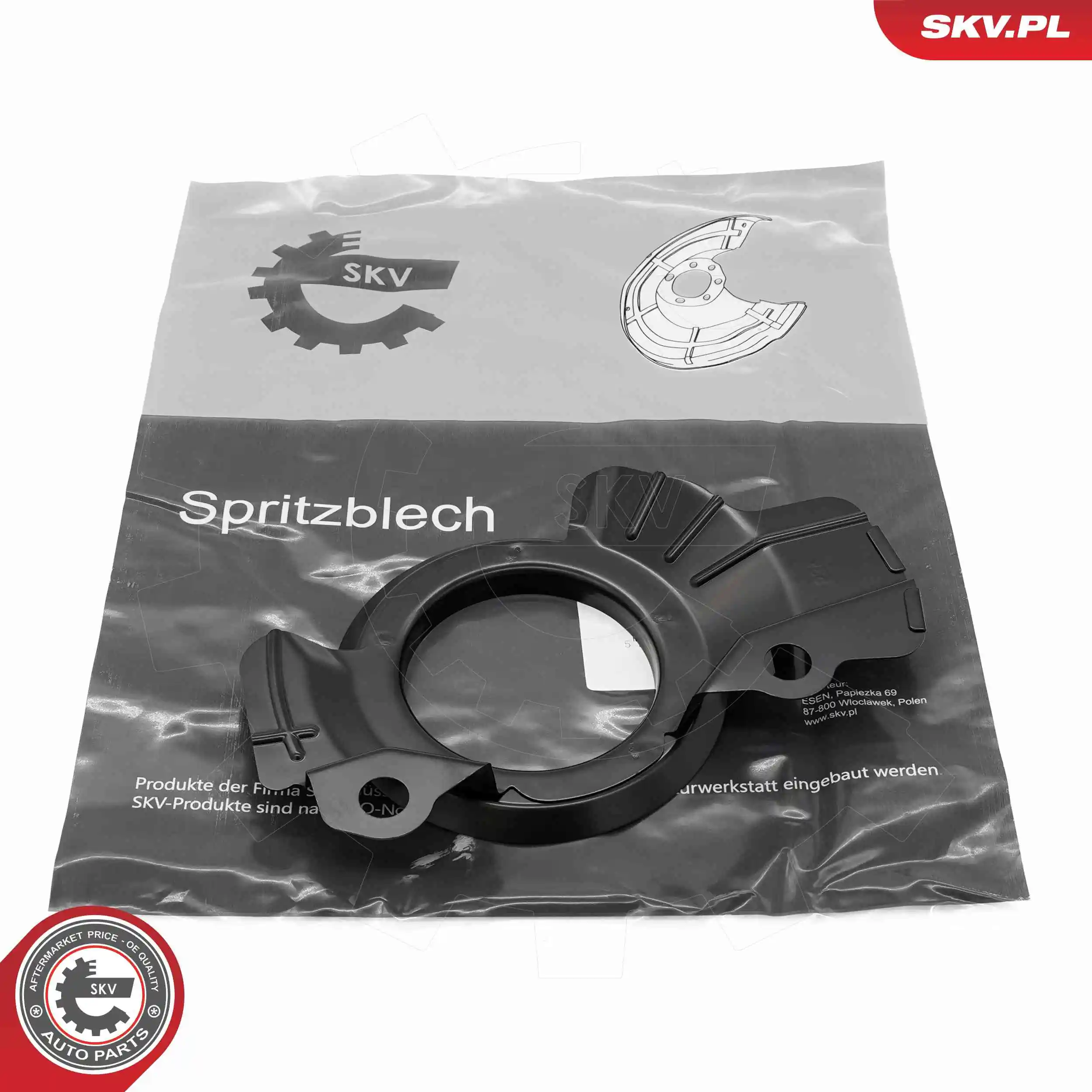 Splash Guard, brake disc